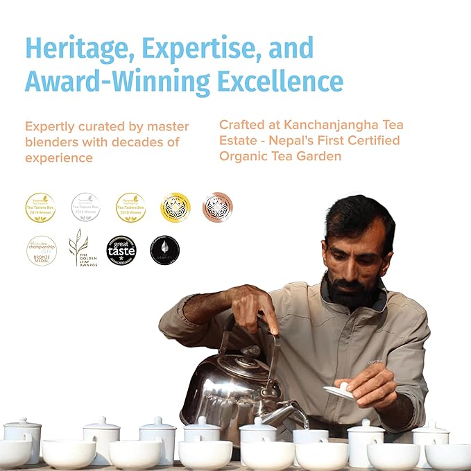 Nepal Tea Organic Loose Leaf Tea Sampler | Includes a Variety of 14 Delicious & Unique Loose Teas - Bloomnest