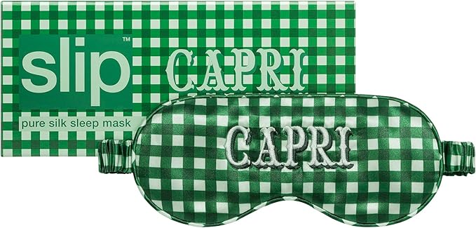 slip Pure Silk Sleep Mask - 100% Pure 22 Momme Mulberry Silk Eye Mask - Comfortable Sleeping Mask with Elastic Band, Capri, Amazon Exclusive - Bloomnest