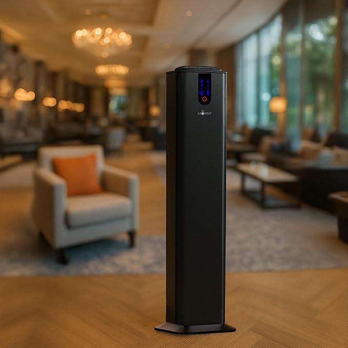 Aromely Smart Bluetooth Scent Diffuser, Aromatherapy Nebulizing Waterless Diffuser for Two-Story Homes, Offices & Open Areas, App Controlled Perfect Aroma Diffuser Up to 3,000 SQFT - Black - Bloomnest
