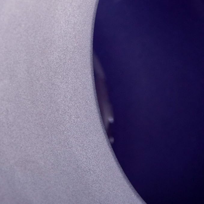 432Hz Perfect Pitch A 3rd Eye Chakra Indigo Colored Frosted Quartz Crystal Singing Bowl 8 inch mallet & o-ring included - Bloomnest