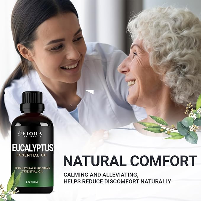 Eucalyptus Essential Oil - 100% Pure Eucalyptus Oil for Diffuser, Humidifier, Sinus, Cold, and Aromatherapy - Natural Oil for Skin, Hair, Scalp and Massage - Bloomnest