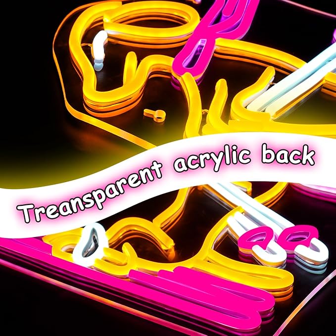 Lucunstar Skiing Dachshund Neon Sign Dog LED Sign for Wall Decor Dachshund Decor USB Connectivity Adjustable Brightness Ski Neon Light Up Pet Shop Bedroom Wall Gifts for Dog Lover - Bloomnest