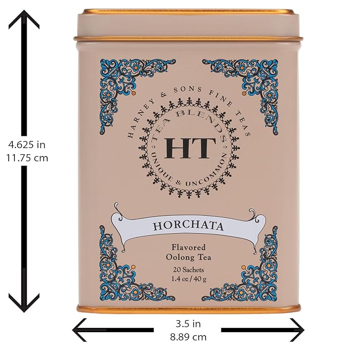 Harney & Sons Horchata, Flavored Oolong Tea, HT Line, 20 sachets - Bloomnest