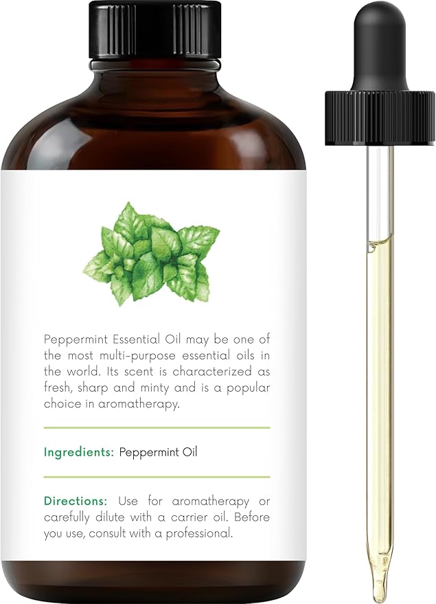 Handcraft Blends Peppermint Essential Oil – Huge 4 Fl Oz – 100% Pure and Natural – Premium Grade Essential Oil for Diffuser and Aromatherapy, Skin, Massage, Candle and Soap Making Fragrance - Bloomnest