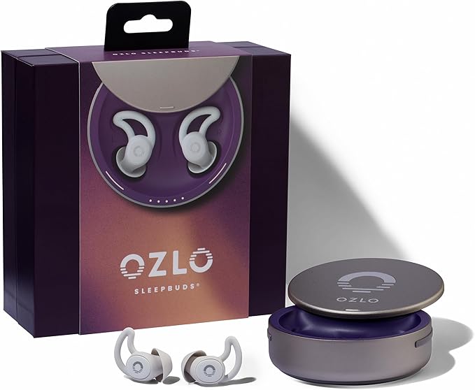 Ozlo Sleepbuds® | Comfortable Side Sleeper Headphones | Up to 10 Hours of Bluetooth LE Streaming | Science-Backed Sleep Sounds | Snore Blocking Comfortable Earbuds - Bloomnest