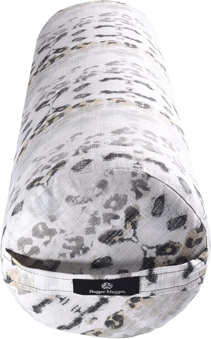 Hugger Mugger Round Yoga Bolster - Firm Round Shape, Higher Profile, Great Under Knees, Soft Support, Handmade in The USA - Bloomnest