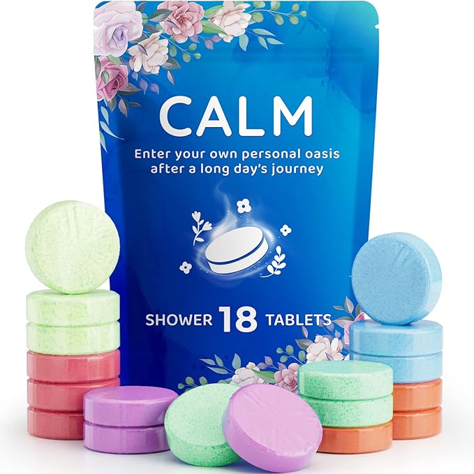 18-Pack Shower Steamers Aromatherapy, Shower Bath Bombs with Individually Wrapped, Variety Shower Tablets, Mothers Day Presents for Mom, Birthday Presents for Women - Bloomnest