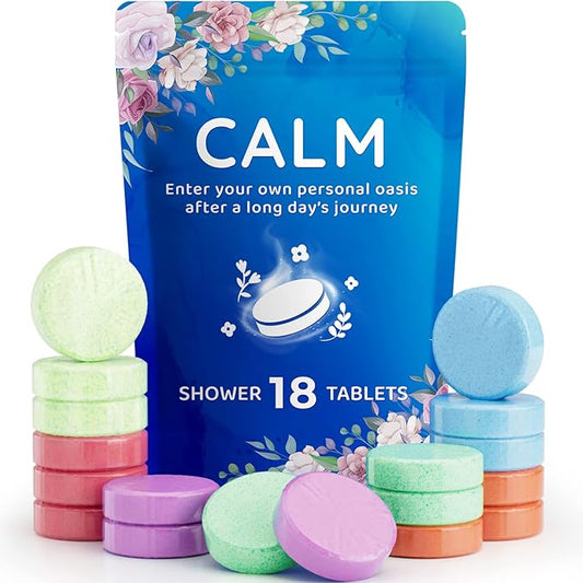 18-Pack Shower Steamers Aromatherapy, Shower Bath Bombs with Individually Wrapped, Variety Shower Tablets, Mothers Day Presents for Mom, Birthday Presents for Women - Bloomnest