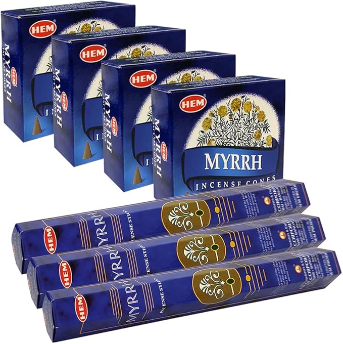 TRUMIRI Incense Variety Pack - 7 Sets of 102 Pieces (Incense Sticks & Cones, Bamboo Holder & Burner) TRUMIRI