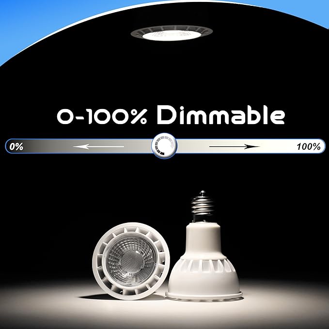 E17 LED Spotlight Bulb Dimmable 6W (60 Watt Equivalent) E17 Intermediate Base Type R14 Reflector Light Bulb for Desk Reading Cabinet Lamp Track Lights, Daylight 5000K, 600 Lumen, 3 Pack - Bloomnest