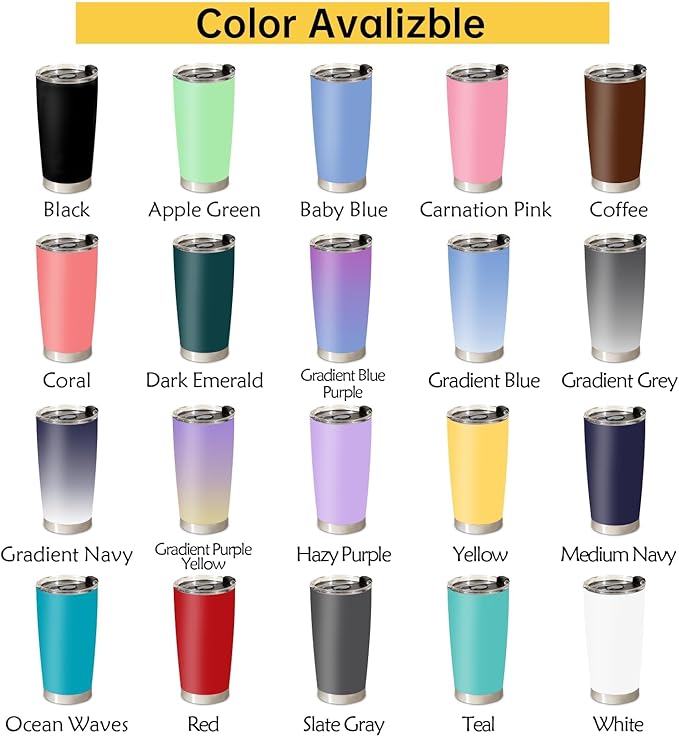 Personalized Tumbler with Pictures Text, Custom Photo Stainless Steel Coffee Tumbler, Coffee Travel Mug Cup 20 Oz Custom Gifts for Fathers Day Christmas Birthday for Dad Mom Kids - Bloomnest