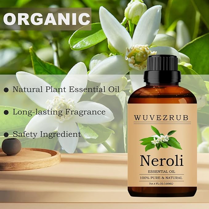 Neroli Essential Oils, 120ML Pure and Natural Essential Oil for Aromatherapy Diffuser - Neroli /4 Fl Oz - Bloomnest