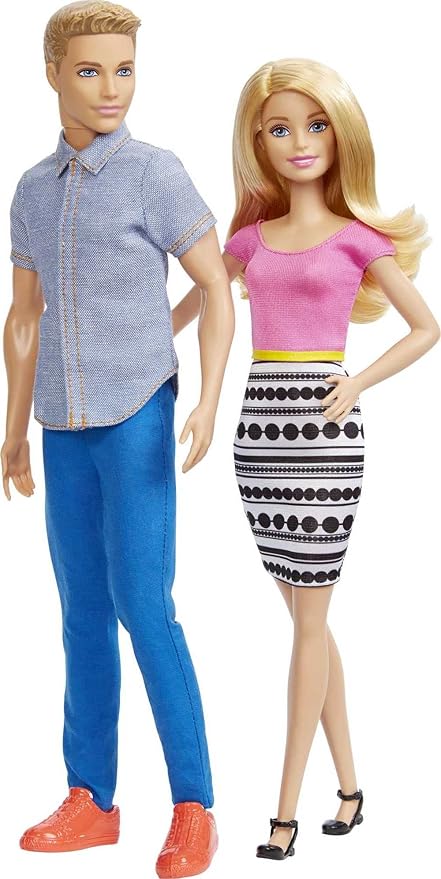 Barbie Dolls, Barbie and Ken Doll 2-Pack Featuring Blonde Hair and Bright Colorful Clothes, Kids Toys and Gifts (Amazon Exclusive) - Bloomnest