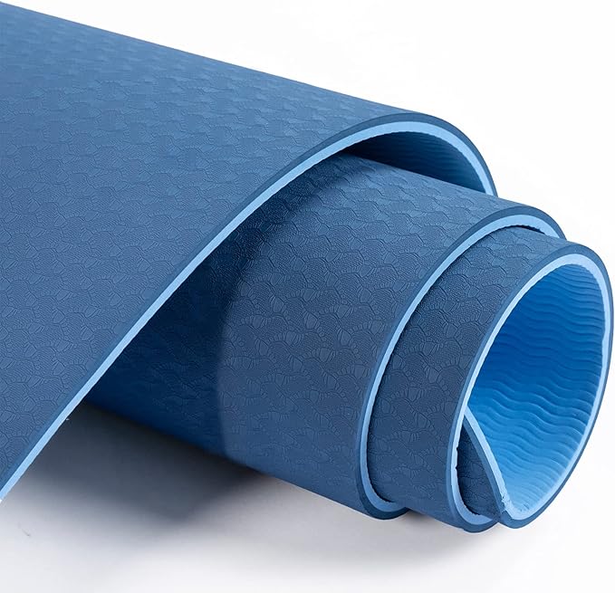 UMINEUX Yoga Mat Extra Thick 1/3'' & 2/5" Non Slip Yoga Mats for Women Eco Friendly TPE Fitness Exercise Mat with Carrying Sling & Storage Bag - Bloomnest