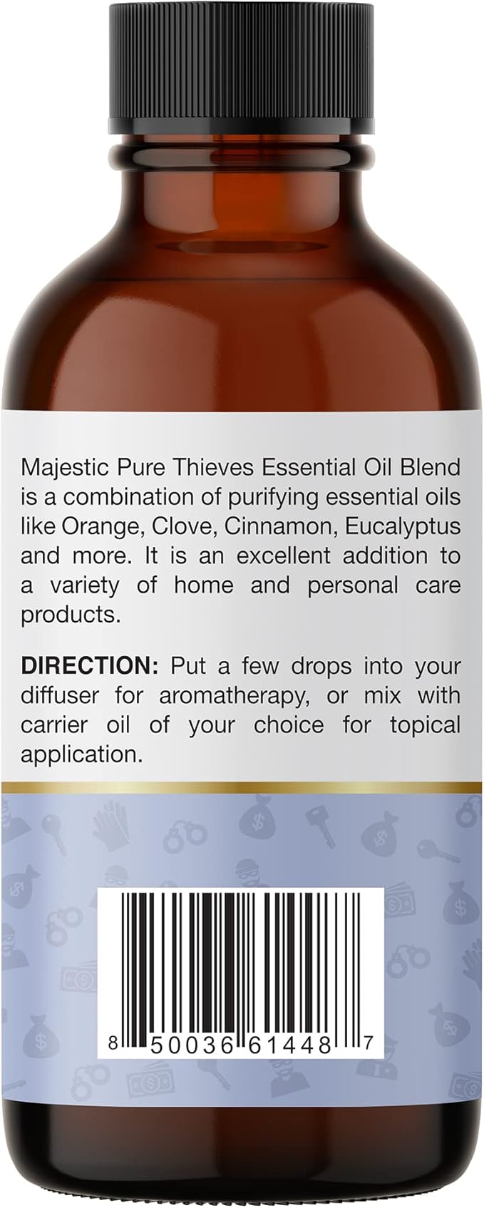 Majestic Pure Essential Oil Blend with Eucalyptus, Rosemary, Lemon & Other Oils | 100% Pure Premium Oil for Uplifting Mood, DIY Products, Cleansing | Essential Oils for Diffusers & Aromatherapy | 1oz - Bloomnest
