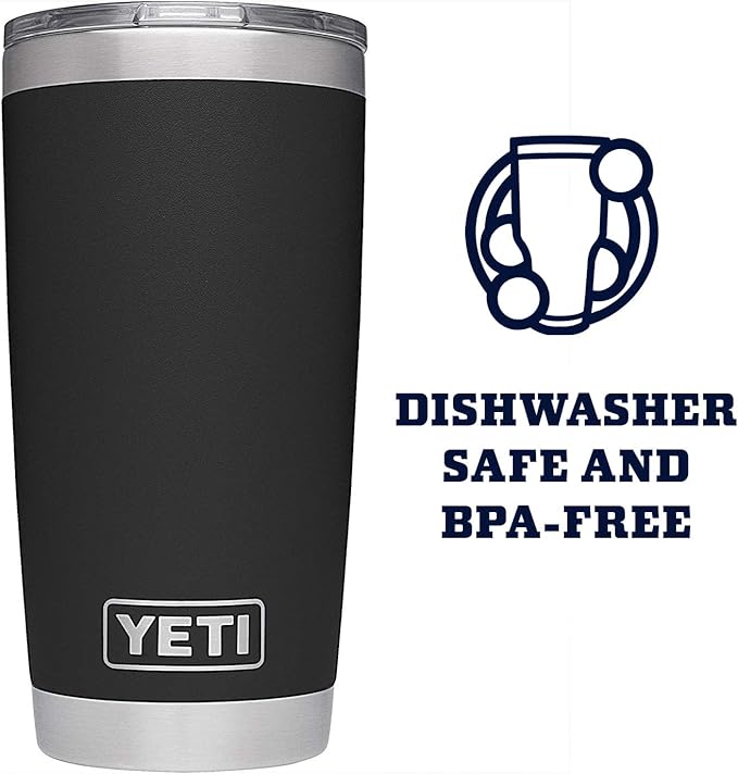YETI Rambler 20 oz Stainless Steel Vacuum Insulated Tumbler w/MagSlider Lid - Bloomnest