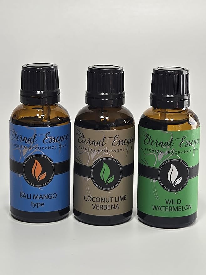 30ML - Trio (3) - Wild Watermelon, Bali Mango Type & Coconut Lime Verbena - Premium Fragrance Oil Trio - 30ML EternalEssenceOils