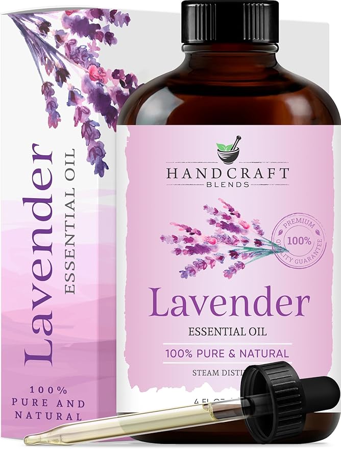 Handcraft Blends Lavender Angustifolia Essential Oil Gift Set – Huge 4 Fl Oz – 100% Pure & Natural – Premium Grade Essential Oil for Diffuser and Aromatherapy – Beautiful Gift Box Included - Bloomnest
