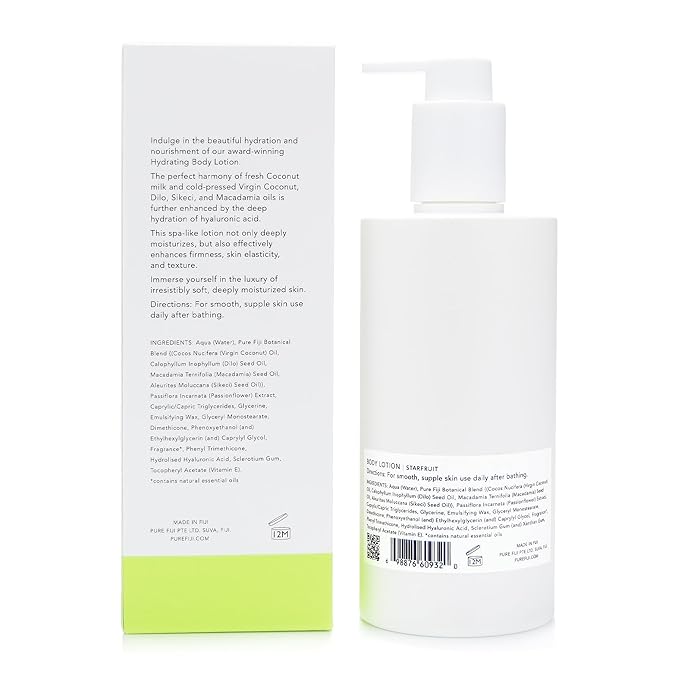 PURE FIJI Hydrating Body Lotion, Starfruit (10.14 Fl.Oz /300ml) - Bloomnest