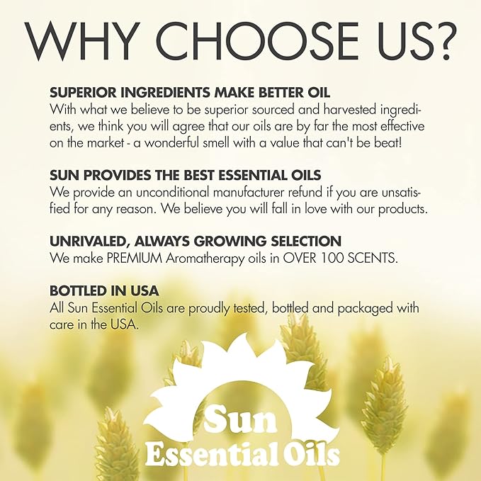 Sun Essentials Oils - 4 oz Eucalyptus Essential Oil with Dropper for Diffuser, Skin, Aromatherapy Massage, Humidifier, Scent for Candle, Lotion & Soap Making at Home, Fragrance for Room - Bloomnest