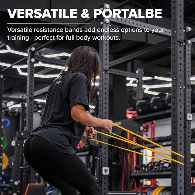 Pull Up Bands, Resistance Bands (Set of 5) – Pull Up Assistance Bands Set – Exercise Workout Bands for Working Out, Strength Training, Stretching & Physical Therapy - Bloomnest