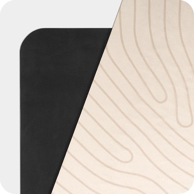 WeGym Yoga Mat, 4mm Cushioned Exercise Mat for Yoga, Pilates, Home Workouts - Anti Slip Polyurethane Suede Yoga Mat with Carrying Strap