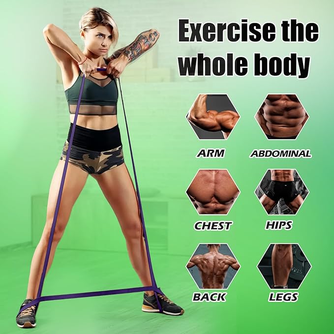 WHATAFIT Resistance Bands, Pull Up Assistance Bands, Exercise Bands, Workout Bands Set for Men and Women Home Fitness, Body Stretching, Strength Training, Physical Therapy - Bloomnest