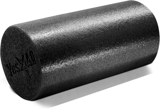 Yes4All Medium Firm Round PE Foam Roller 12, 18, 24, 36 Inches for Pilates, Yoga, Stretching, Balance & Core Exercises
