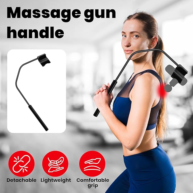 Massage Gun Holder for Back, Compatible with Most Super Mini Massage Guns, for Hard to Reach Areas (Works with Cute X1-Green-LW) - Bloomnest