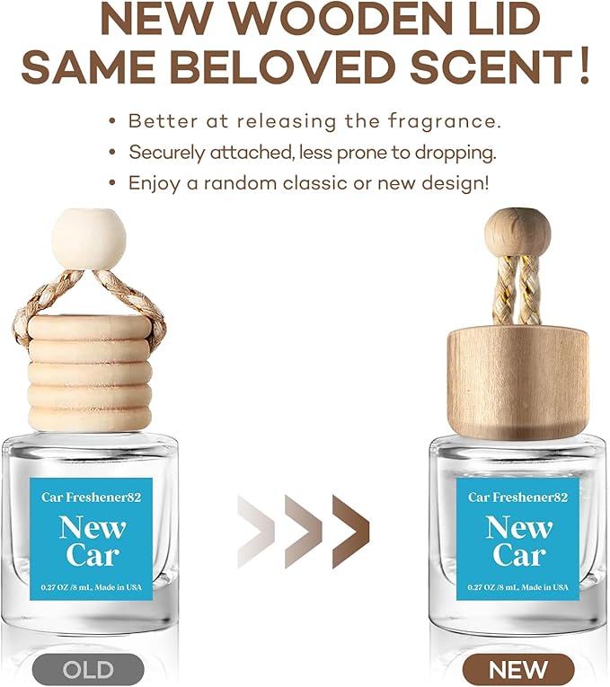 C Classy Car Air Freshener Hanging 2 Pack, New C ar Essential Oil Diffuser for Cars, Cute Car Accessories, Long-Lasting Fragrance, C ar Air Fresheners for Women & Men Gift, Made in USA - Bloomnest