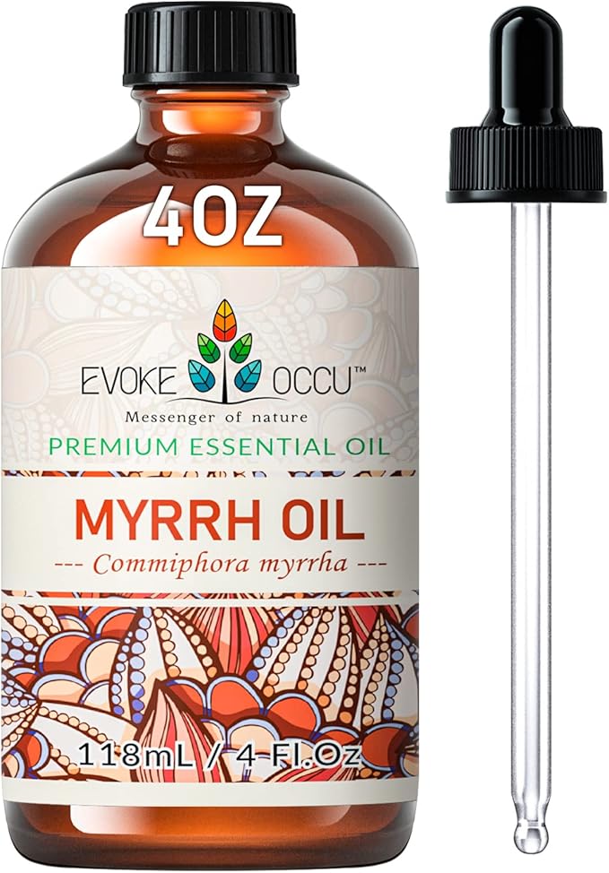 EVOKE OCCU Myrrh Essential Oil for Discomfort Relief, Skin Care - 4 Fl Oz - Bloomnest