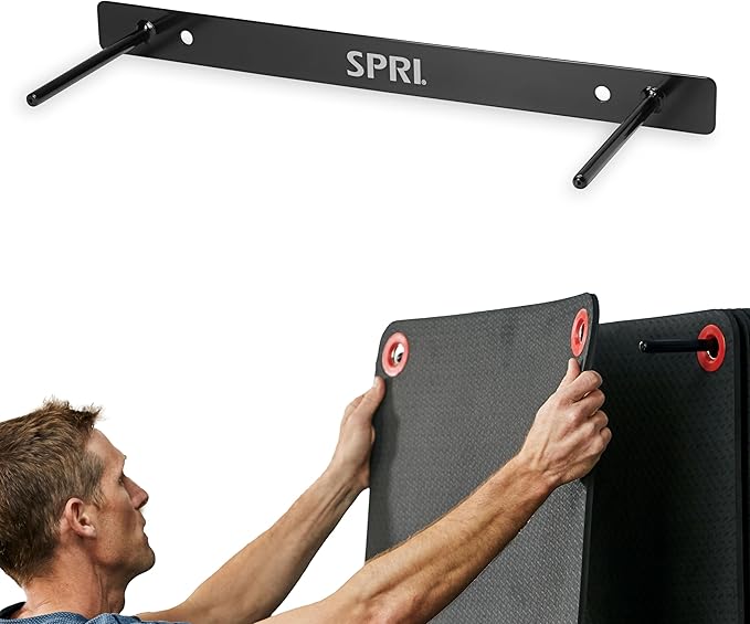 SPRI Hanging Exercise Mat, Fitness & Yoga Mat for Group Fitness Classes, Commercial Grade Quality with Reinforced Holes - Bloomnest