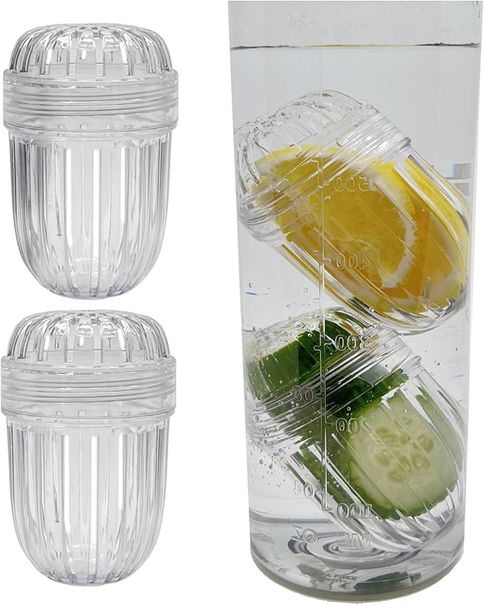 2PCS Fruit Infuser Insert,Flower Tea Infuser for Wide Mouth Water Bottles,Compatible with Stanley,Hydro Flask,Iron Flask, Takeya, ThermoFlask and Similar - Bloomnest