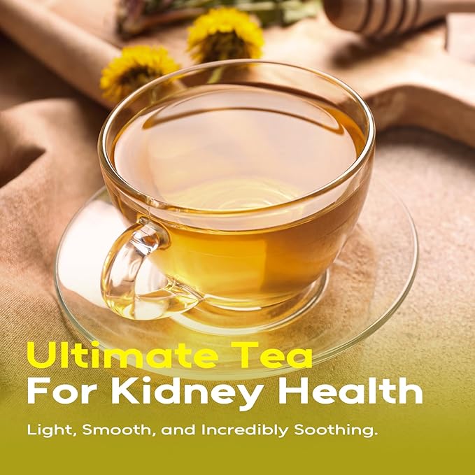 FullChea - Dandelion Leaf & Root Tea Bags, 100 Teabags, 1.5g/bag - Natural Dandelion Herbal Tea for Liver & Kidney Health - Non-GMO - Caffeine-free - Support Digestion & Boost Immune System - Bloomnest