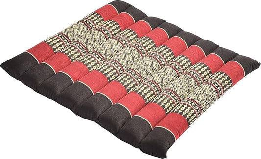 Zafuko Rollable Cushion - Organic Kapok Filling, use Rolled or Flat for Yoga and Meditation, Lightweight, Great car or seat Cushion - Bloomnest
