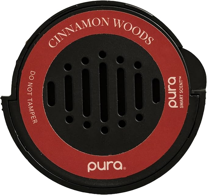 Pura Car Scent Refill - Fragrance for Pura Car Diffuser - Clean & Safe Luxury Diffuser Scent - Long-Lasting Fragrance for 30 Days of Aroma - Cinnamon Woods - Bloomnest