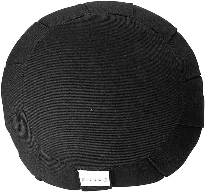 Meditation Cushion Sol Living Yoga Floor Pillow 100% Cotton Floor Cushion Removable Cover Firm Comfort Yoga Floor Cushion Seating for Adults Machine Washable Zafu Meditation Pillow Pouf Bolster Pillow
