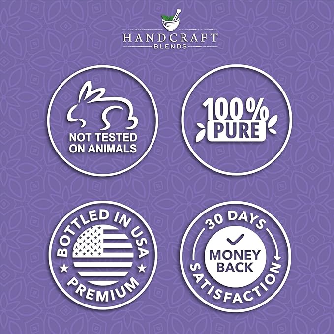 Handcraft Blends Lavender Essential Oil – 0.33 Fl Oz – 100% Pure and Natural – Premium Grade Essential Oil for Diffuser and Aromatherapy, Skin, Massage, Candle and Soap Making Fragrance - Bloomnest