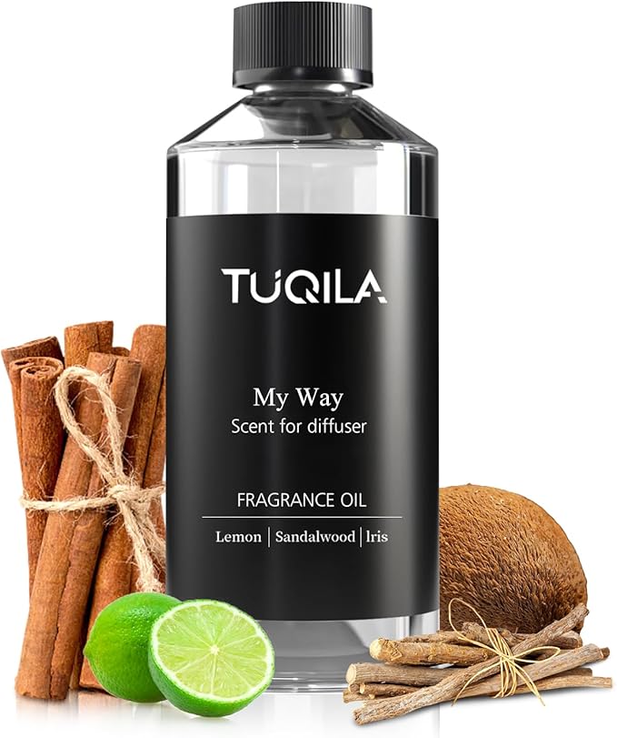 My Way 500ML Hotel Luxury Essential Oil for Diffuser, 5 Star Hotel Scent Oil (Sandalwood, Lemon, Lirs) Long-Lasting Premium Fragrance Oils, Idea Spa & Waterless for Home, Office, Car - Bloomnest