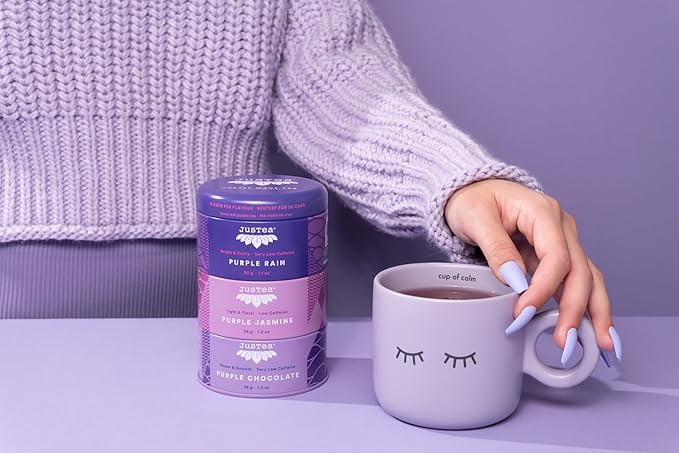 JUSTEA Purple Tea Trio, Jasmine , 102 GR - Bloomnest