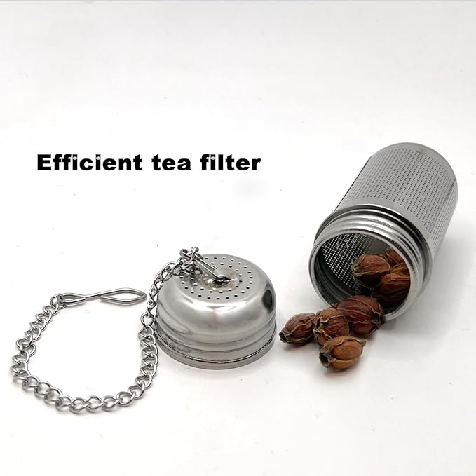 316 Stainless Small Size Steel Tea Strainers for Loose Tea,Extra Fine Mesh Tea Infuser, Loose Leaf Tea Steeper for Black Tea - Bloomnest