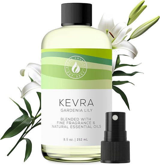 Aroma Country Kevra Diffuser Oil - Luxury Essential Oils for Diffuser Refill & Air Freshener Room Spray - Long-Lasting & Natural Home Fragrance, Garden Lily Scented Oil for Diffusers (8.5 Fl. oz) AromaCountry
