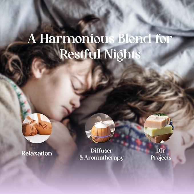 White Naturals Better Night Sleep Essential Oil Blend – Calming Aromatherapy Oil for Restful Nights & Relaxation, 100% Pure & Natural Essential Oils for Peaceful Sleep, 1oz - Bloomnest