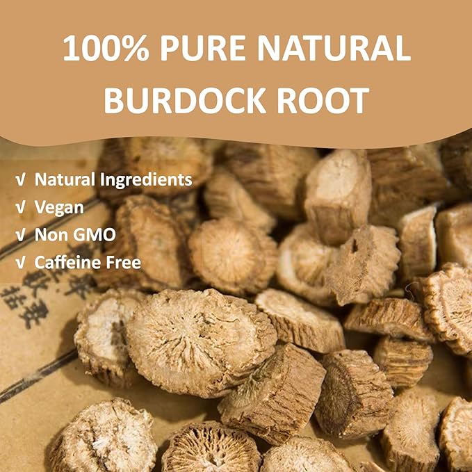Ovikaso Tea, Burdock Root Tea Bags, 50 Pyramid Tea Bags, 2.5g/bag, Direct from Source, Aid in Digestion & Improving Liver Health, Herbal Tea - Bloomnest