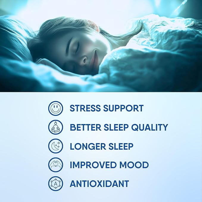 Sleep Aid Herbal Tea – Organic Calming Blend with Lemon Balm, Lavender, Linden, Chamomile, California Poppy, Passionflower, and Verbena – Supports Deep Sleep, Stress Relief and Relaxation - Bloomnest