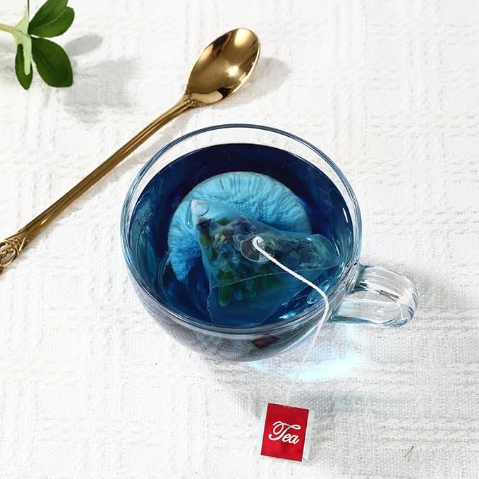 50 Premium Butterfly Pea Flower Tea Bags, Made with 100% Natural Butterfly Pea Flowers, No Additives & Caffeine Free. - Bloomnest