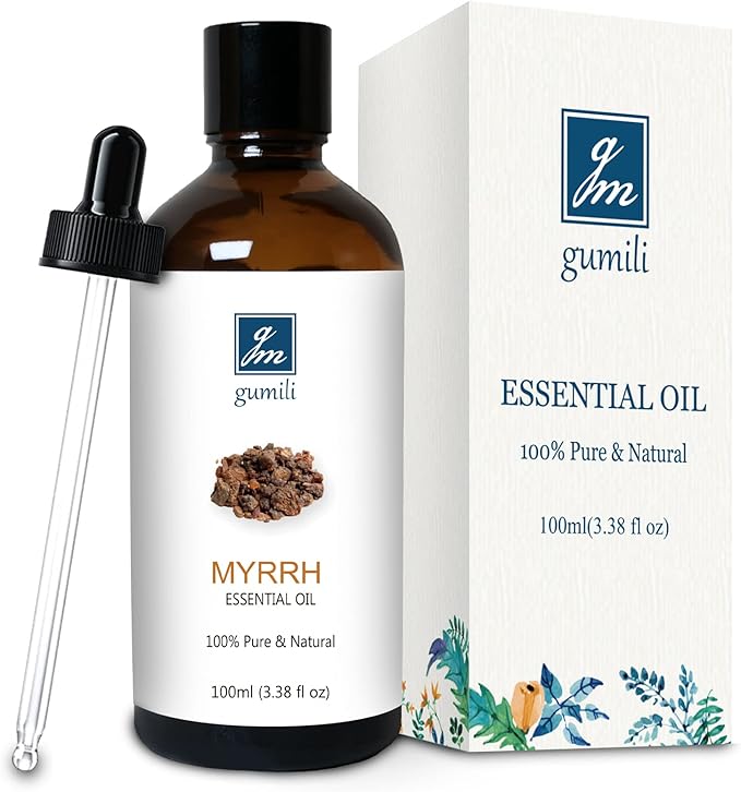 Myrrh Essential Oil, 100% Pure Myrrh Oil for Skin Care, Home Oil Diffuser, Homemade Recipes - 100ml - Bloomnest