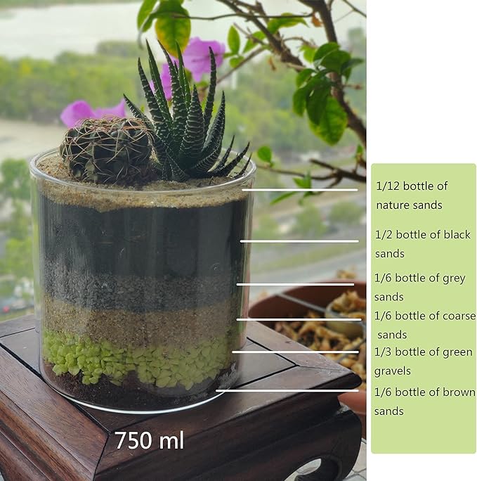 HappyFiller 28 OZ Black Sand Decorative Fine Unity Sand with Storage Container for Crafts,Wedding Ceremony,Vase Filler,Home Decoration,Hourglass,Zen Garden,Incense Burner - Bloomnest
