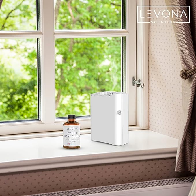 Levona Scent Oil Diffuser Essential Oils: Essential Oils Home Luxury Scents - Sweet Honeydew Essential Oil - Sweet & Fresh Notes of Nectarine and Floral Rose Essential Oil - 500 Ml Fragrance Oils - Bloomnest