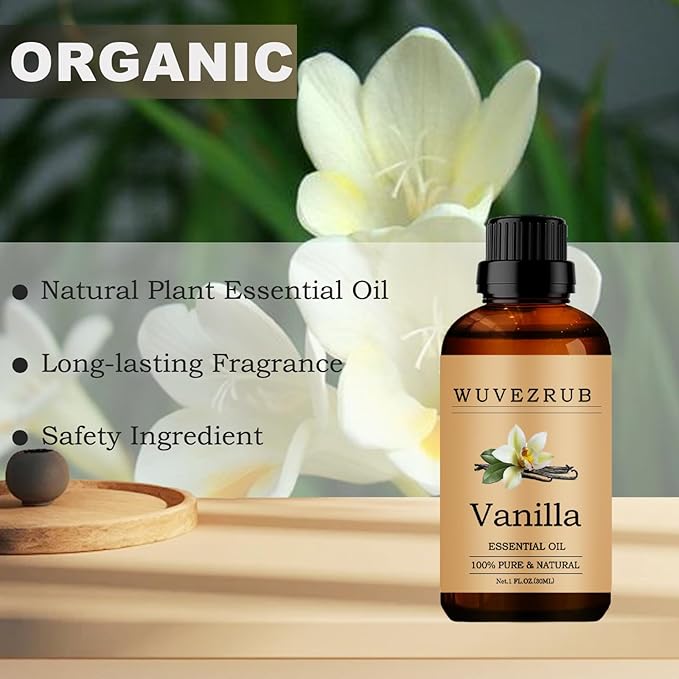 Vanilla Essential Oils, 30ML Pure and Natural Essential Oil for Aromatherapy Diffuser - Vanilla /1 Fl Oz - Bloomnest